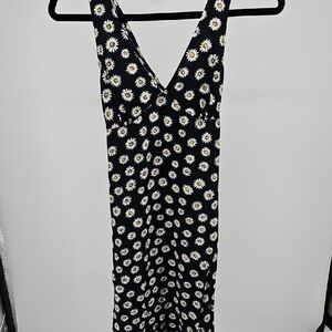 Motel Rocks Black Daisy Babydoll, Maxi Dress Sz S